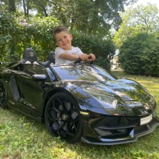 LAMBORGHINI AVENTADOR 24V, 2 PLAZAS, MP4, NEGRO,  INDA85-AVENTADOR24VBLACK